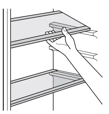 TESLA RS0904H1 Single Door Refrigerator - Movable shelves