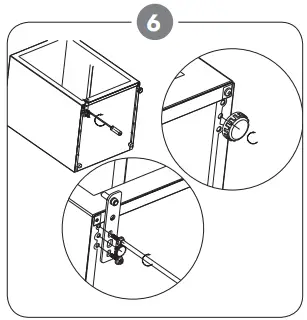 TESLA RS0904H1 Single Door Refrigerator - hinge cover 2