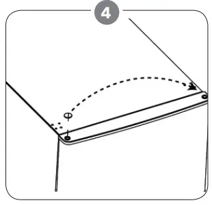 TESLA RS0904H1 Single Door Refrigerator - hinge cover 6