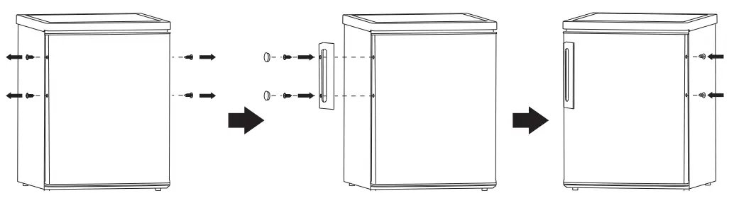 TESLA RS0904H1 Single Door Refrigerator - hinge cover 9