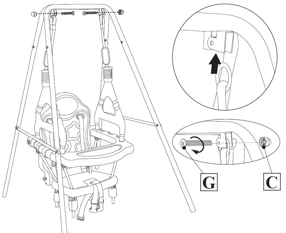 COSTWAY TY589394 Toddler Swing Set fig8