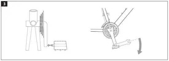 Filling the right-hand pedal