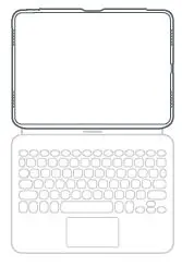 ZAGG H7WY0XJ767 Pro Keys with Trackpad Wireless Keyboard and Rugged FIG 2