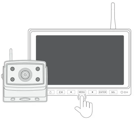 Shenzhen Sunveytech SWD VK-TB703 607 Wireless Backup Camera
