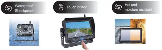 Shenzhen Sunveytech SWD VK-TB703 607 Wireless Backup Camera - specification