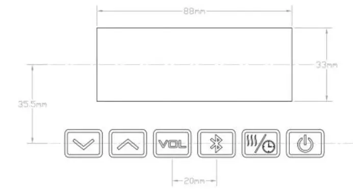 Shandong Ousheng Building Materials NC1-79B LED Bathroom- diagram 2