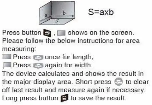 Digilog Electronics Hand held Laser Distance Meter - Area Measurement