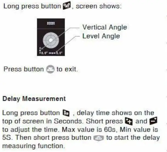 Digilog Electronics Hand held Laser Distance Meter - Multi-direction Electronic Level Bubble