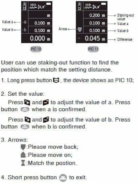 Digilog Electronics Hand held Laser Distance Meter - Staking-out 1