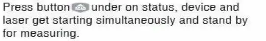 Digilog Electronics Hand held Laser Distance Meter - Turn on or off 1