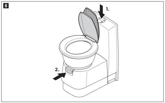 DOMETIC CT 4050 Cassette Toilet - overview10