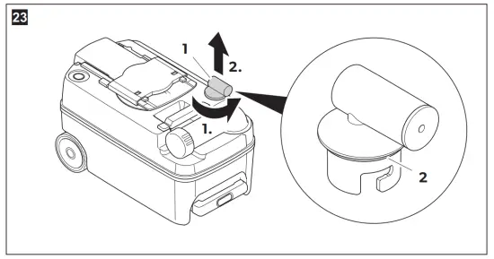 DOMETIC CT 4050 Cassette Toilet - overview42