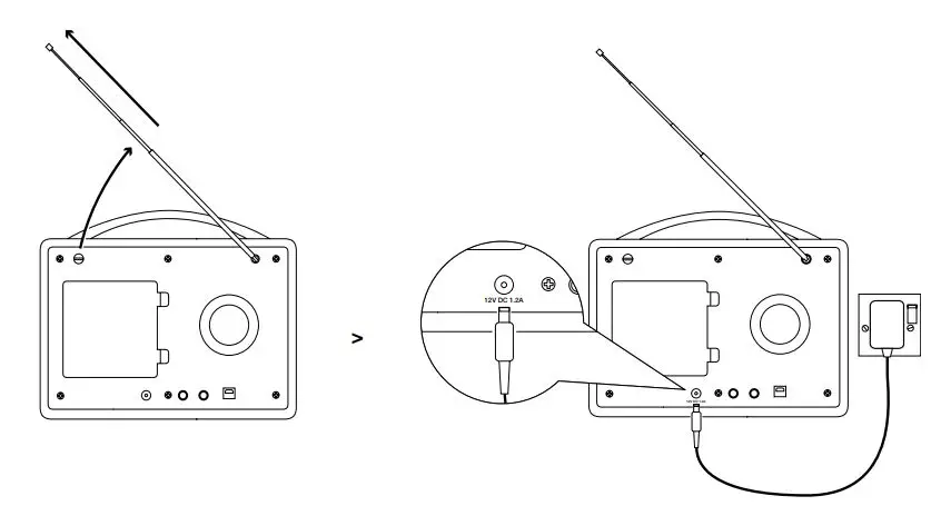 PURE Evoke H4 Portable FM Radio with Bluetooth User Manual - Setting up your Evoke H4