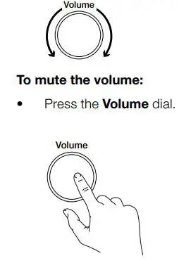 PURE Evoke H4 Portable FM Radio with Bluetooth User Manual - To change the volume