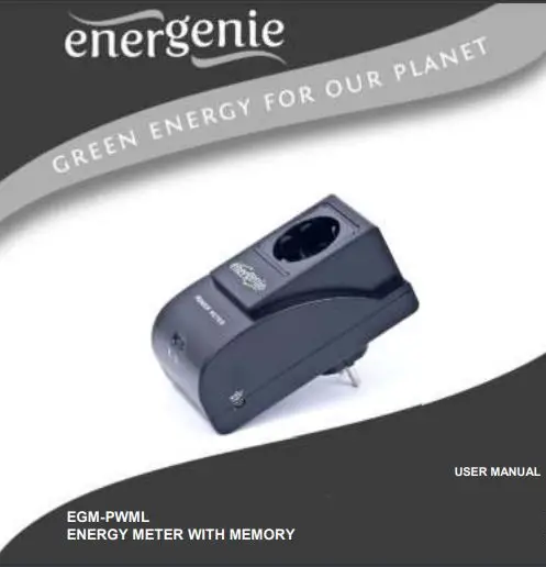 energenie Egm-Pwml Energy Meter With Memory
