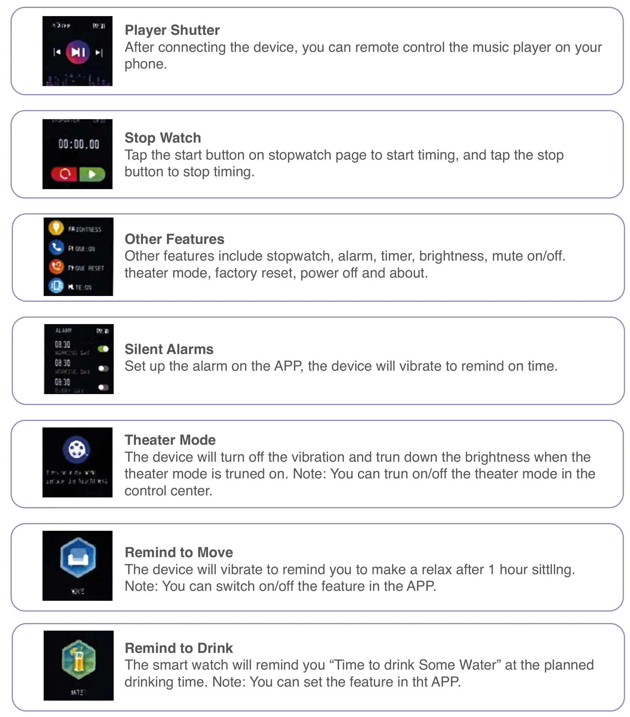 LISKA SV-28DF Smart Watches - Smart Watch Features 2