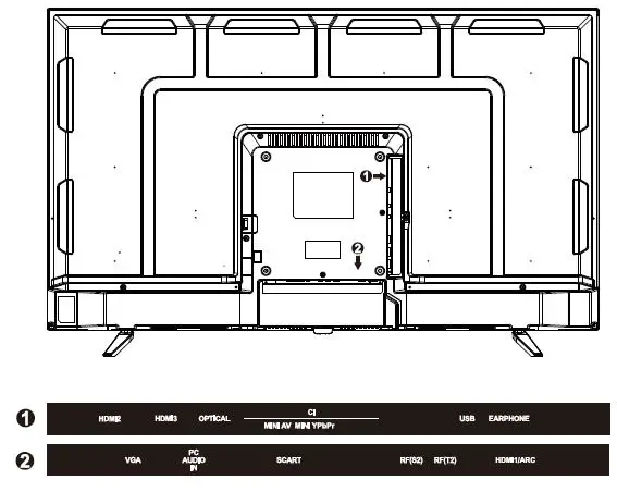 TESLA 40Q300BF Full HD LED TV 3