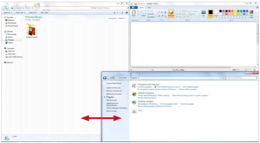 BenQ Display Pilot - Managing the layout of multiple windows 3