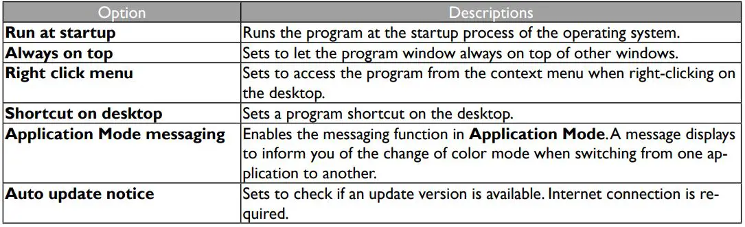 BenQ Display Pilot - On Windows