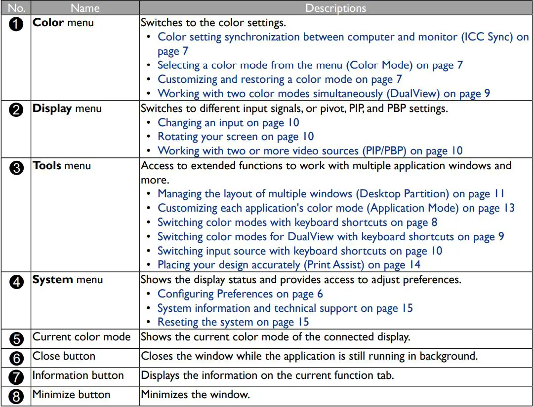 BenQ Display Pilot - Overview 2