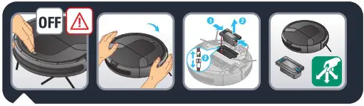 Tefal X Plorer Series 45 RG8227WH Robot Vacuum Cleaner - icon 23