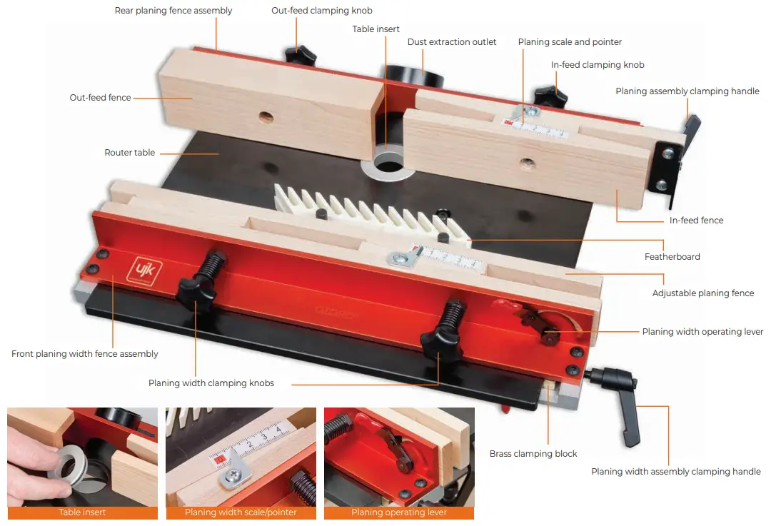 ujk 103570 Otoro Palm Router Table - DESCRIPTION