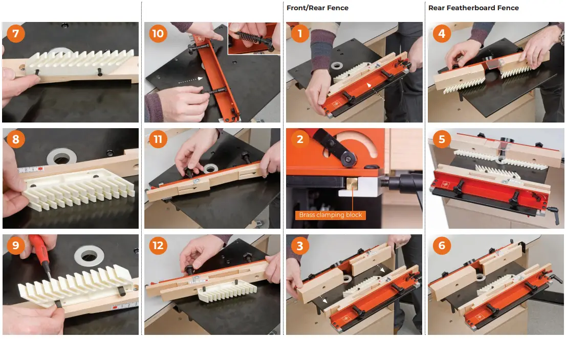 ujk 103570 Otoro Palm Router Table - Featherboard Fence