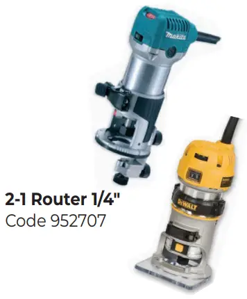 ujk 103570 Otoro Palm Router Table - Trimmer Kit 230V