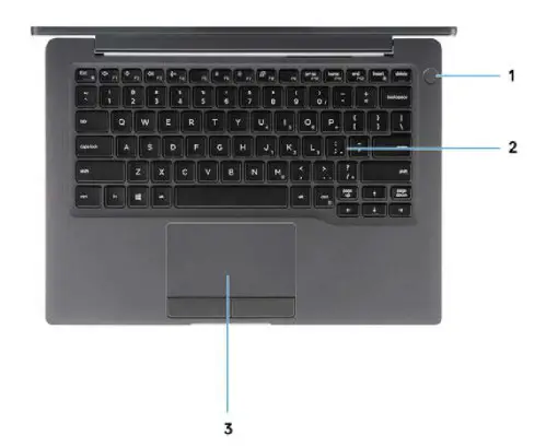 DELL Latitude 7400 Core i5 Laptop - Palmrest vuew