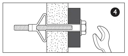 Johan Lewis Duhrer 3 Drawer Cavity Fixing - Heavy Duty wall plug