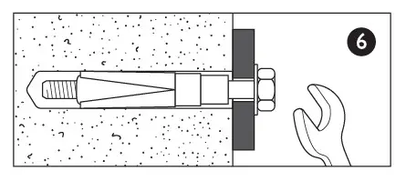 Johan Lewis Duhrer 3 Drawer Shield Anchor wall plug - Heavy loads