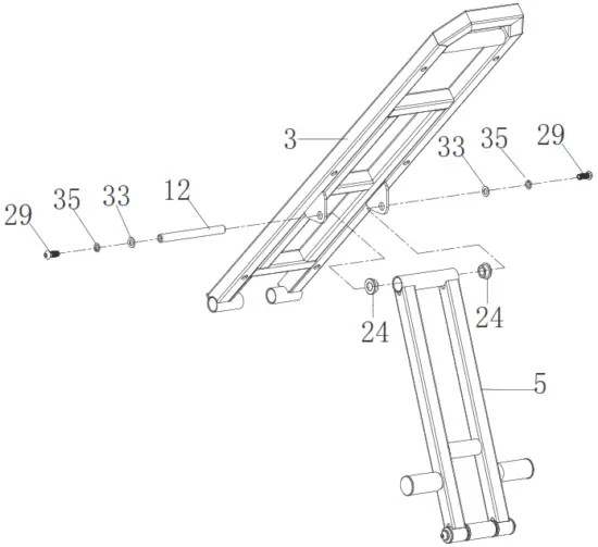 SUNNY HEALTH FITNESS SF-BH6920 Fully Adjustable Utility Weight Bench - Fig 15