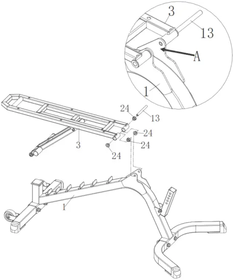 SUNNY HEALTH FITNESS SF-BH6920 Fully Adjustable Utility Weight Bench - Fig 16