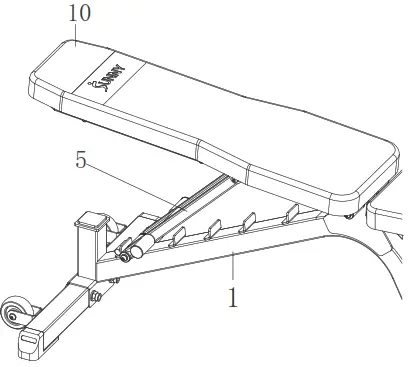 SUNNY HEALTH FITNESS SF-BH6920 Fully Adjustable Utility Weight Bench - Fig 21