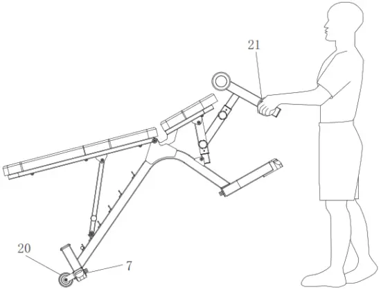SUNNY HEALTH FITNESS SF-BH6920 Fully Adjustable Utility Weight Bench - Fig 24