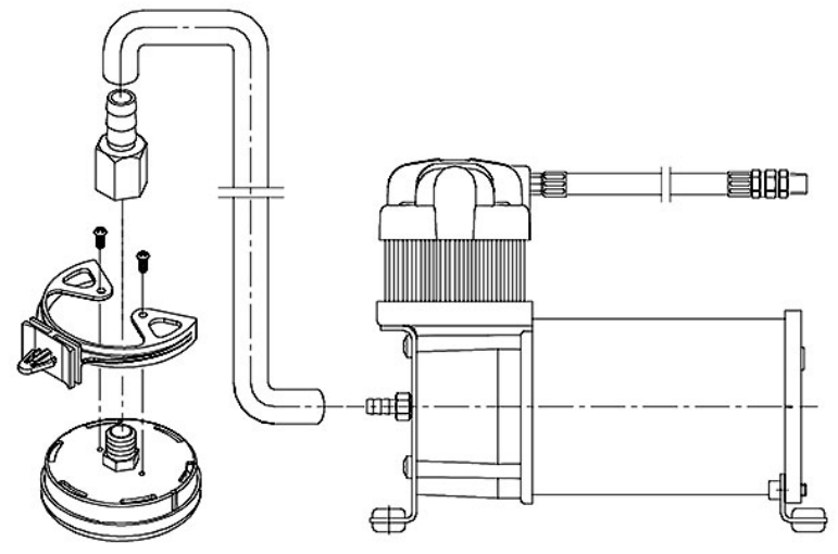 HornBlasters Bullet 2MC Air Horn Kit fig 3