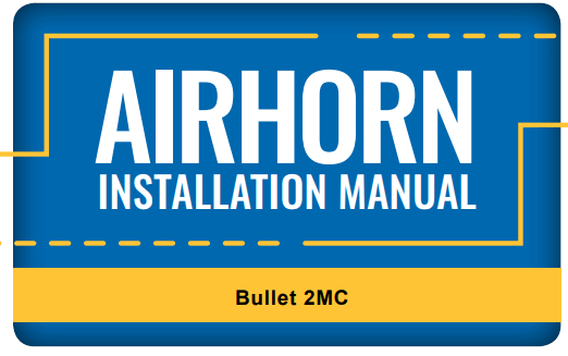 HornBlasters Bullet 2MC Air Horn Kit logo 2