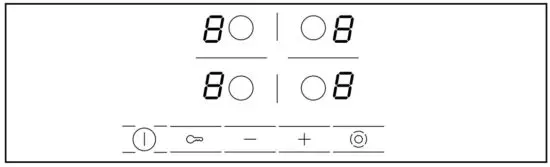 BOSCH PKN811D17E Electric Ceramic Hob - Control panel