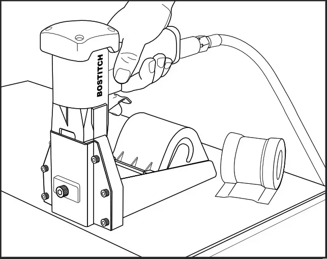 ULINE Bostitch Roll Feed Pneumatic
