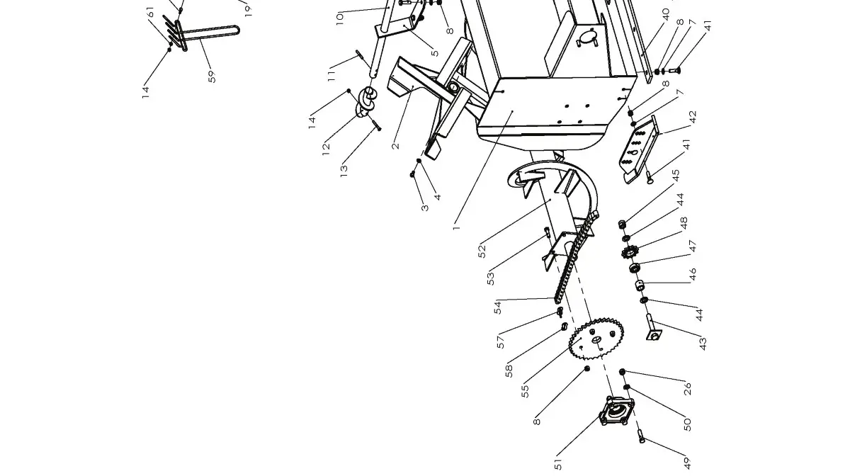 Braber Equipment BE SBS100HDG HEAVY DUTY SNOWBLOWER - EXPLODED DIAGRAM AND PARTS LIST 2
