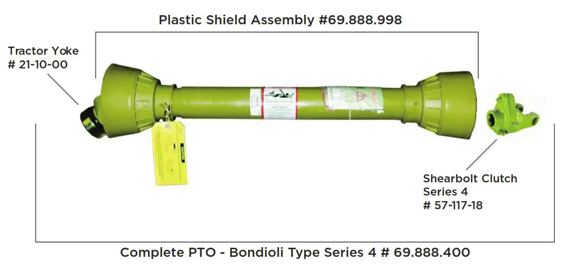Braber Equipment BE SBS100HDG HEAVY DUTY SNOWBLOWER - SHIELD ASSEMBLY