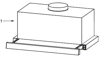 Midea 60L07 Cooker Hood - ifig2