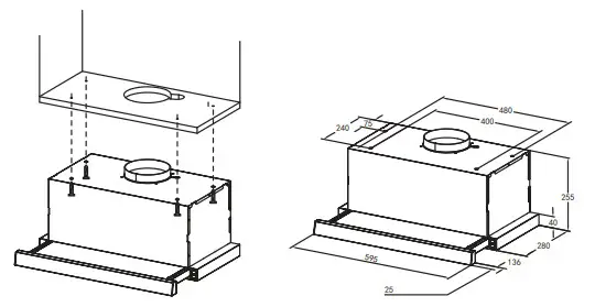 Midea 60L07 Cooker Hood - ifig5