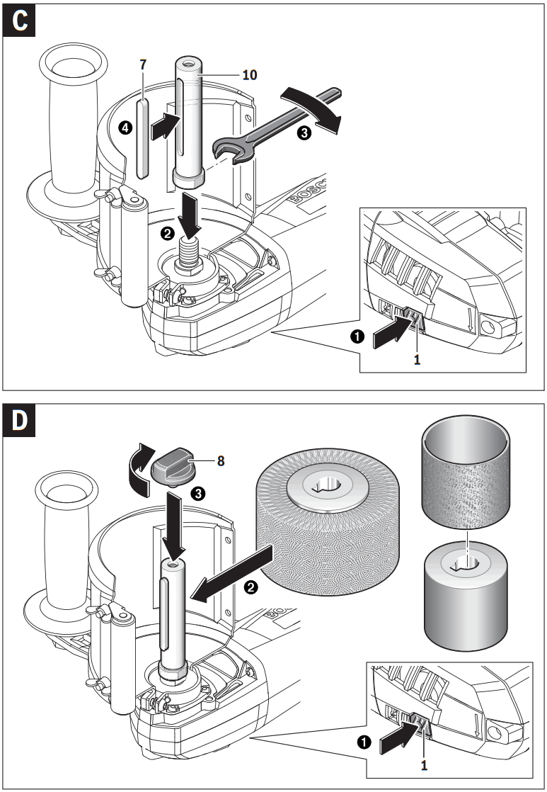 BOSCH GSI 14 CE Professional Burnisher Grinder Polisher - 3