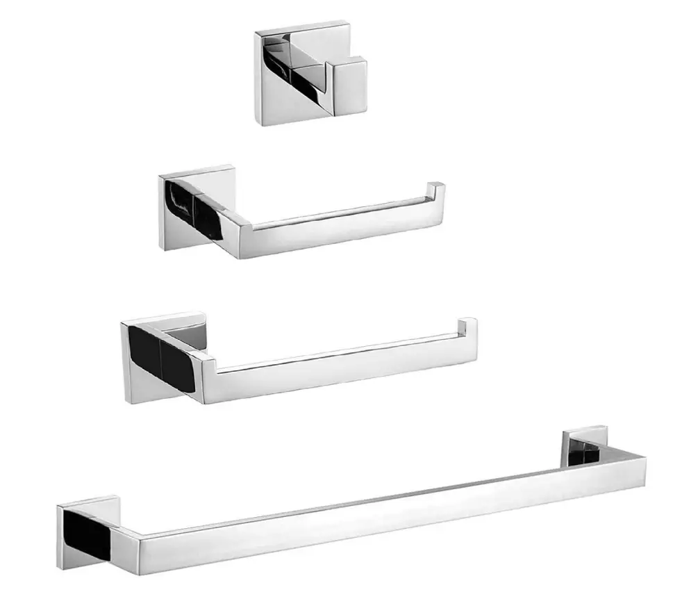 Interbath ITBJ-FX04CH Bathroom Hardware Accessory Set