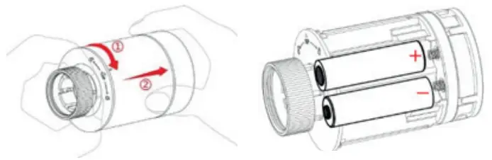 TESLA TSL TRV GS361A Smart Thermostatic Valve Style - battery