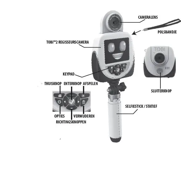 TOBI 2 Studio HD Regisseurscamera Speelcamera 1