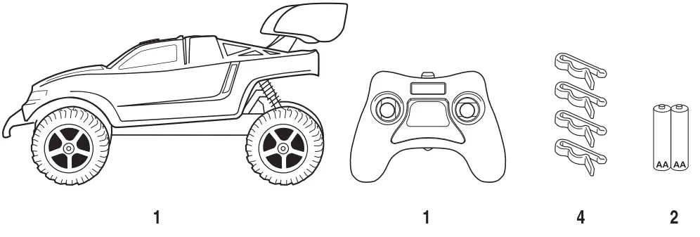 NEW BRIGHT 6617U Jackal Battery Radio Control Buggy - fig