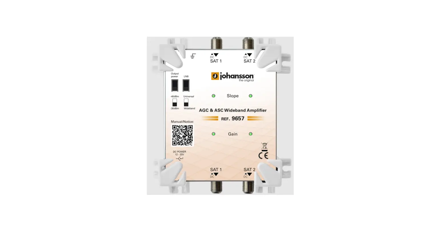 Johansson 9657 Agc And Asc Wideband Amplifier User Manual Johansson 9657 Agc And Asc Wideband Amplifier User Manual