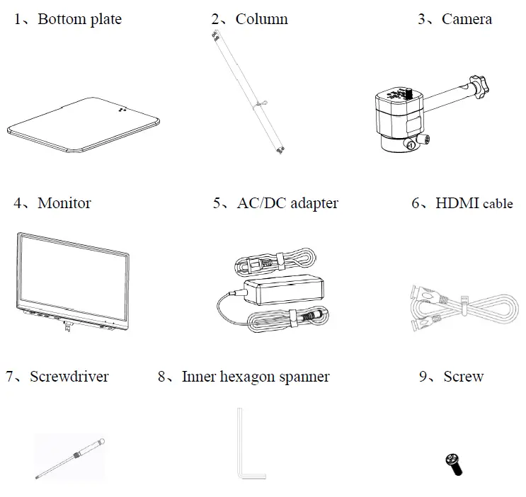 ostec ME02T0A HDMI Microscope-5
